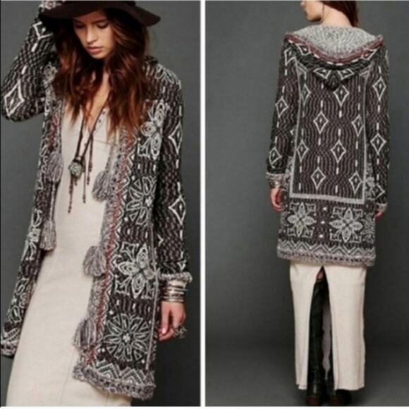 Free People Kai Pom XS Cardigan Sweater - Picture 12 of 14